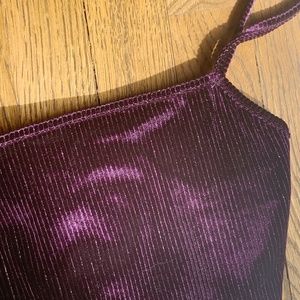 Urban Outfitters Purple Velvet Tank